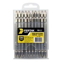 Jogo de Pontas Bits Phillips Magnetica PH2 50mm com 10 Peças Gross Jogo de Pontas Bits Phillips Magnetica PH2 50mm com 10 Peças Gross