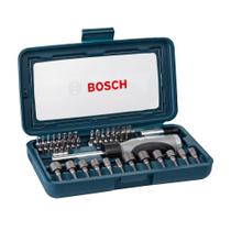 Jogo de pontas e soquetes para parafusar com 46 peças - Kits Extra Hard Bosch - Bosch