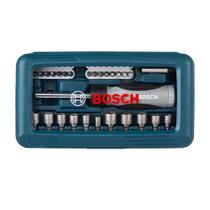 Jogo de pontas e soquetes para parafusar com 46 peças - Kits Extra Hard Bosch