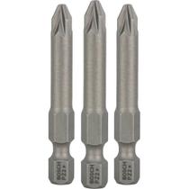 Jogo de Pontas Extra Hard PZ2 3 Peças - 2607001577 - BOSCH Jogo de Pontas Extra Hard PZ2 3 Peças - 2607001577 - BOSCH