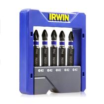 Jogo de Pontas Philips Ph2 para Parafusadeiras com 5 Peças - Irwin
