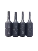 Jogo de Ponteira Bits Torque Torx T6 / T7 / T8 / T9 X 25mm - 4 Peças - Top Feeling
