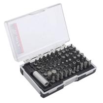 Jogo de Ponteiras Bits 25 Mm Para Parafusadeira Caixa Com 61 Peças