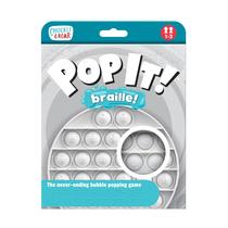 Jogo de Popping Chuckle & Roar Pop It! Sensorial tátil em Braille