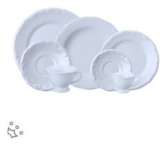 Jogo de Porcelana Jantar Chá e Café 42 Peças Schmidt Pomerode 6 Lugares