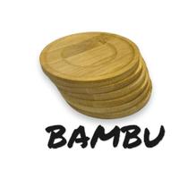 Jogo De Porta Copos Redondo Em Bambu 6 Unidades Apoio Caneca Mesa Restaurante Jogo De Porta Copos Redondo Em Bambu 6 Unidades Apoio Caneca Mesa Restaurante