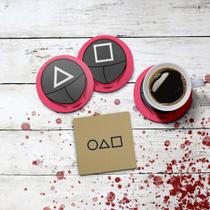 Jogo de Porta Copos Squid Round - 4 peças