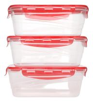 Jogo De Potes 1 Litro Transparente Marmita Fitness 12 UNIDADES Jogo De Potes 1 Litro Transparente Marmita Fitness 12 UNIDADES