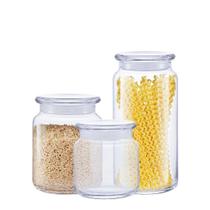 Jogo de Potes de Vidro Hermético c/tampa 3pcs- Ruvolo