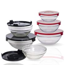 Jogo de Potes de Vidro Marmitas Hermético com Tampa 3 Peças - Splendo Jogo de Potes de Vidro Marmitas Hermético com Tampa 3 Peças - Splendo