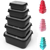 jogo de potes herméticos de plásticos freezer microondas jogo de potes herméticos de plásticos freezer microondas