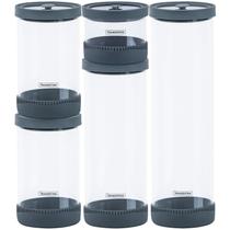 Jogo de Potes Herméticos Tramontina Vidro Purezza 5 Pç