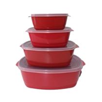 Jogo De Potes Multi Uso Retangular 4 Peças