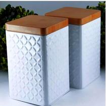 Jogo de Potes para Mantimentos Jogo de Latas com 4 Unidades