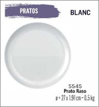Jogo De Prato Blanc 04 Pratos Rasos - 27Cm Branco