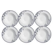Jogo de Prato Fundo 25cm Kit 6 Peças Sopa Bruma Alleanza Jogo de Prato Fundo 25cm Kit 6 Peças Sopa Bruma Alleanza