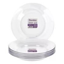 Jogo de Prato Fundo Duralex Astral Nadir Kit 24 Unidades / Envio Imediato