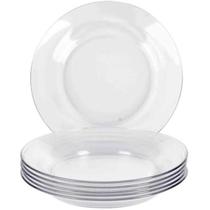 Jogo de Prato Fundo Duralex Astral Nadir - Kit 6 Unidades