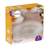 Jogo de Prato Fundo Vidro Duralex Acqua 24 Peças - Nadir Jogo de Prato Fundo Vidro Duralex Acqua 24 Peças - Nadir