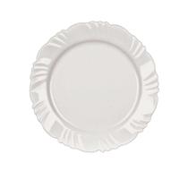 Jogo De Prato Pétala 04 Pratos Rasos - 26cm Branco