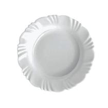Jogo De Prato Pétala 12 Pratos Fundos - Sopa - 23cm Branco