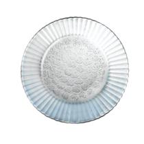 Jogo De Prato Primavera 06 Pratos Sobremesa - Lanche - Vidro Jogo De Prato Primavera 06 Pratos Sobremesa - Lanche - Vidro