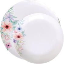 Jogo De Prato Raso Fundo 8Pessoas 16Pçs Floratta Tramontina