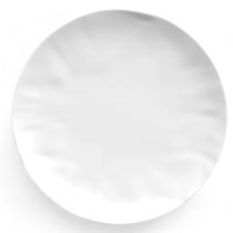 Jogo de Prato Raso Organic Germer Branco C/ 6pçs