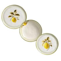 Jogo de Pratos 18 Peças Bio Lemon Porto Brasil Jogo de Pratos 18 Peças Bio Lemon Porto Brasil