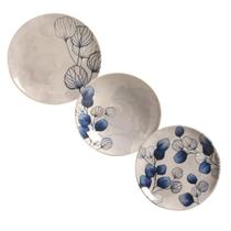 Jogo de Pratos 18 Peças Coup New Blue Porto Brasil