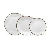 Jogo de Pratos 18 Peças Porcelana Maresia Orgânico Oxford Jogo de Pratos 18 Peças Porcelana Maresia Orgânico Oxford