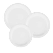Jogo De Pratos Aparelho de Jantar Kit 12 Peças Gourmet Pró Branco Porcelana Oxford Jogo De Pratos Aparelho de Jantar Kit 12 Peças Gourmet Pró Branco Porcelana Oxford