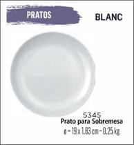 Jogo De Pratos Blanc 06 Sobremesa - Lanche -19cm Branco Jogo De Pratos Blanc 06 Sobremesa - Lanche -19cm Branco