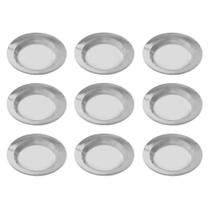 Jogo de Pratos Escolar Merenda 100 Pecas Alumínio Fundido 22cm Uso Diario Continental Jogo de Pratos Escolar Merenda 100 Pecas Alumínio Fundido 22cm Uso Diario Continental