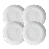 Jogo De Pratos Fundo 21Cm 600Ml Kit 4 Peças New White Branco Jogo De Pratos Fundo 21Cm 600Ml Kit 4 Peças New White Branco