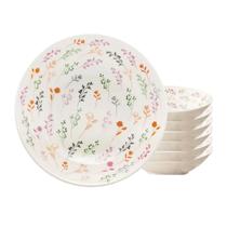 Jogo de Pratos Fundo Kit 6pcs Cerâmica 20,5cm Oxford Unni Jardim Secreto Jogo de Pratos Fundo Kit 6pcs Cerâmica 20,5cm Oxford Unni Jardim Secreto