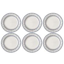 Jogo De Pratos Fundo Sopa Cerâmica Kit 6 Peças 21cm Corona Dominó 560ml Jogo De Pratos Fundo Sopa Cerâmica Kit 6 Peças 21cm Corona Dominó 560ml