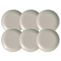 Jogo De Pratos Fundos 25cm Kit 6 Peças Cerâmica Decorado Coup Urban Alleanza