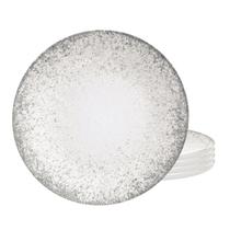 Jogo De Pratos Fundos 28cm Kit 4 Peças Camila Sopa Porcelana Decorada Tramontina