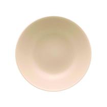 Jogo De Pratos Fundos Em Cerâmica Unni Com 6 Peças 20,5cm Oxford Merengue