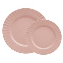 Jogo de Pratos Kit 12 Peças Gerbera Bege Melamina Lyor