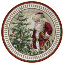 Jogo De Pratos Natal Raso Cenas-B Ceramica Acetinada 6Und 1 Jogo De Pratos Natal Raso Cenas-B Ceramica Acetinada 6Und 1