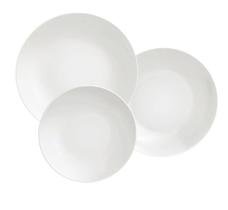 Jogo de Pratos Porcelana Leonora 12 peças 96010/285 - Tramontina Jogo de Pratos Porcelana Leonora 12 peças 96010/285 - Tramontina