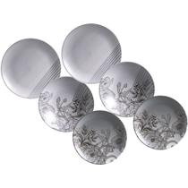 Jogo de Pratos Porto Brasil Várias Cores e Modelos - Mesa Pra Dois