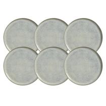 Jogo De Pratos Raso Jantar Refeição 27,5cm Kit 6 Peças Bio Green Granite Cerâmica Porto Brasil