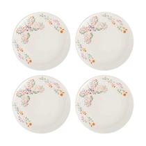 Jogo de Pratos Raso Kit 4pcs Cerâmica 26cm Oxford Unni Jardim Secreto Jogo de Pratos Raso Kit 4pcs Cerâmica 26cm Oxford Unni Jardim Secreto