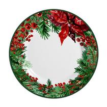 JOGO DE PRATOS RASO NATAL ALLEANZA COM 6 UNIDADES - 1º LINHA JOGO DE PRATOS RASO NATAL ALLEANZA COM 6 UNIDADES - 1º LINHA