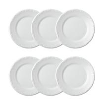 Jogo de Pratos Rasos 6 Peças Pomerode Schmidt Jogo de Pratos Rasos 6 Peças Pomerode Schmidt