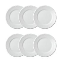 Jogo de Pratos Rasos 6 Peças Pomerode Schmidt