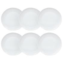 Jogo de Pratos Rasos de Jantar em Opaline 6 peças - Hauskraft Jogo de Pratos Rasos de Jantar em Opaline 6 peças - Hauskraft